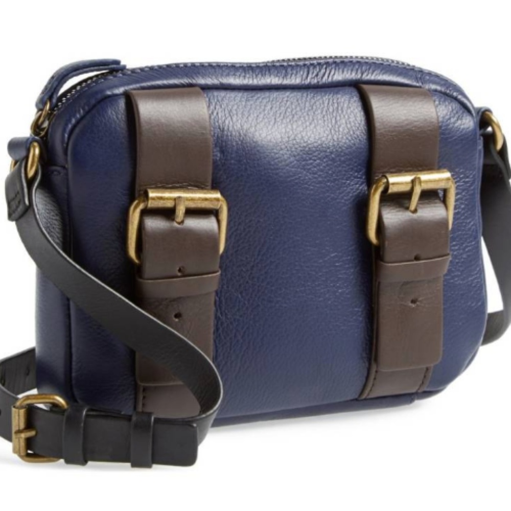 Kelsi Dagger Grasslands Buckled Leather Crossbody